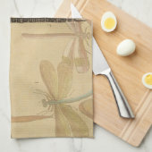 Dragonfly Vintag Antike klassische Natur Handtuch (Viertel Falte)