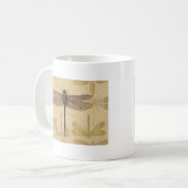 Dragonfly Vintag Antike klassische Natur Kaffeetasse (Vorderseite Links)