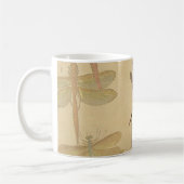 Dragonfly Vintag Antike klassische Natur Kaffeetasse (Links)
