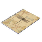 Dragonfly Vintag Antike klassische Natur Notizblock (Linke Seite)
