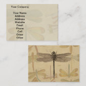 Dragonfly Vintag Antike klassische Natur Visitenkarte (Vorne/Hinten)