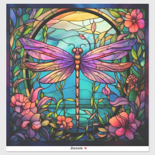 Dragonfly Vinyl Sticker (Blatt)