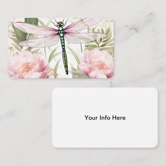 Dragonfly Visitenkarte (Vorne/Hinten)