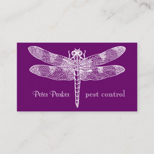 Dragonfly-Visitenkarte Visitenkarte (Vorderseite)