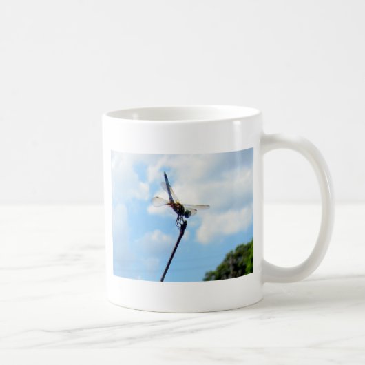 Dragonfly ~ Vorbereitung auf den Start Kaffeetasse (Rechts)