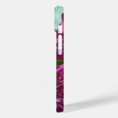 Dragonfly w Lila Dinner Plate Dahlia Blume Case-Mate iPhone Hülle (Rückseite / Links)