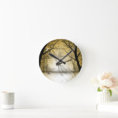 Dragonfly Wall Clock Runde Wanduhr (Zuhause)