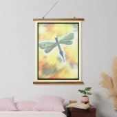 Dragonfly Wandteppich Mit Holzrahmen (Schlafzimmer)