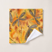 Dragonfly Warm Bauchhandtuch-Set Badhandtuch Set (Waschlappen)