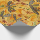 Dragonfly Warm Breeze Wrapping Paper Geschenkpapier (Ecke)