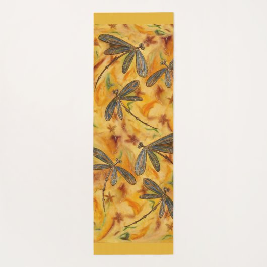 Dragonfly Warm Breeze Yogamatte (Rückseite)
