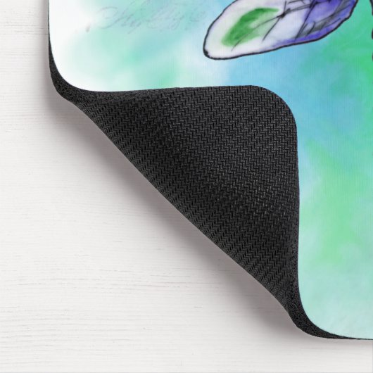 Dragonfly Watercolor Mousepad (Ecke)