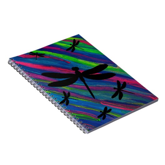 Dragonfly Watercolor Notizblock (Rechte Seite)