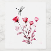 Dragonfly Weinetikett (Einzelnes Label)