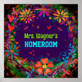 Dragonfly Whimsical Lila Popular Klasse Poster (Vorne)