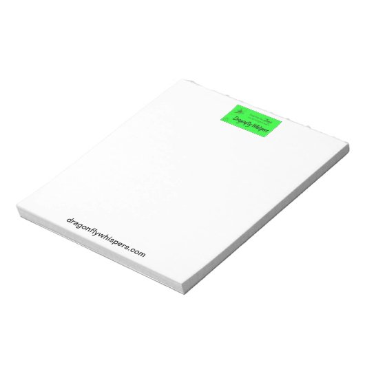 Dragonfly Whispers Notizblock (Rotiert)