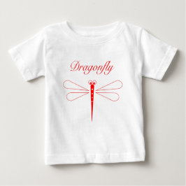 Dragonfly - White Baby Fine Jersey T - Shirt