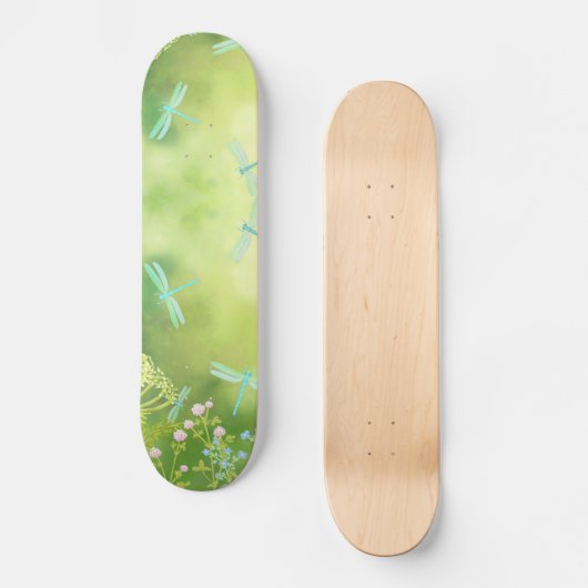 Dragonfly-Wiese Skateboard (Vorderseite)
