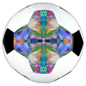 Dragonfly Wildblume Garden Abstrakt Fußball (Gedreht)