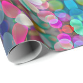 Dragonfly Wildblume Garden Abstrakt Geschenkpapier (Rolleneckpunkt)