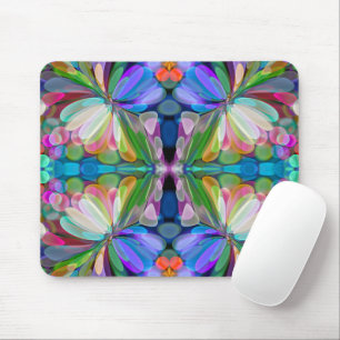 Dragonfly Wildblume Garden Abstrakt Mousepad