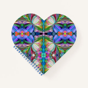 Dragonfly Wildblume Garden Abstrakt Notizblock