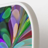 Dragonfly Wildblume Garden Abstrakt Pickleball Schläger (Linke Seite)