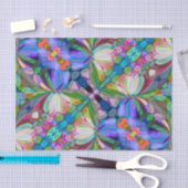 Dragonfly Wildblume Garden Abstrakt Seidenpapier (Handwerk)