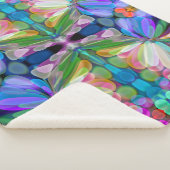 Dragonfly Wildblume Garden Abstrakt Sherpadecke (3/4)