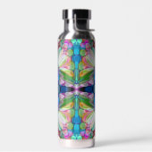 Dragonfly Wildblume Garden Abstrakt Trinkflasche (Links)