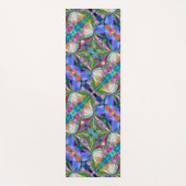 Dragonfly Wildblume Garden Abstrakt Yogamatte (Vorderseite)