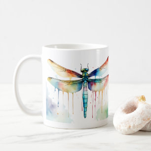 Dragonfly Wildlife & Nature Water Color Set Kaffeetasse