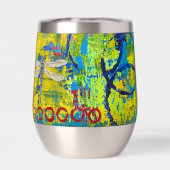 Dragonfly Wine Tumbler warm oder kalt (Rückseite)