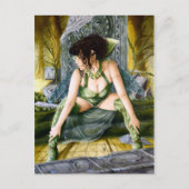 Dragonfly Winged Elf Postkarte (Vorderseite)