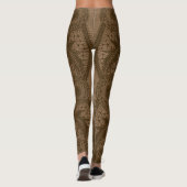 Dragonfly Wings Extravaganter Blumentraum Leggings (Rückseite)