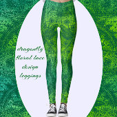 Dragonfly Wings Extravaganter Blumentraum Leggings