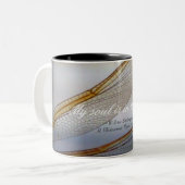 Dragonfly Wings Macro mit Shakespeare Quote Tasse (Vorderseite Links)