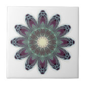 Dragonfly Wings Mandala Fliese (Vorderseite)