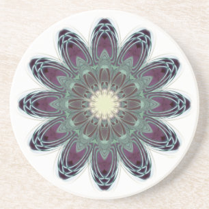 Dragonfly Wings Mandala Getränkeuntersetzer
