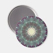 Dragonfly Wings Mandala Magnet (Vorderseite/Rückseite)