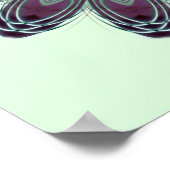 Dragonfly Wings Mandala Poster (Ecke)