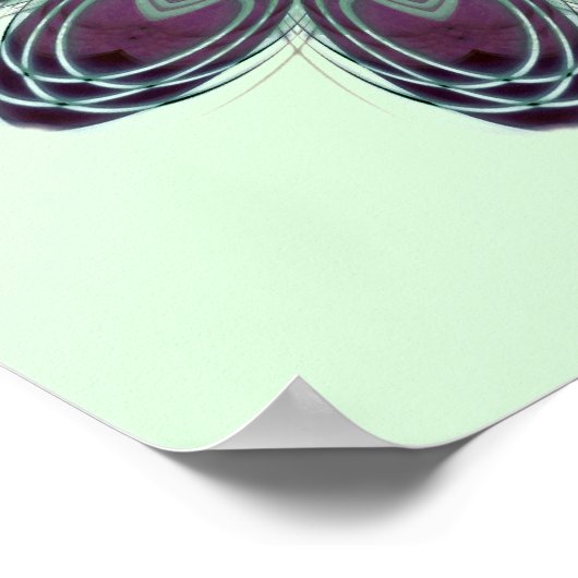 Dragonfly Wings Mandala Poster (Ecke)