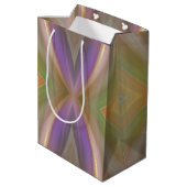 Dragonfly Wings - mittel Mittlere Geschenktüte (Rückseite Schrägansicht)