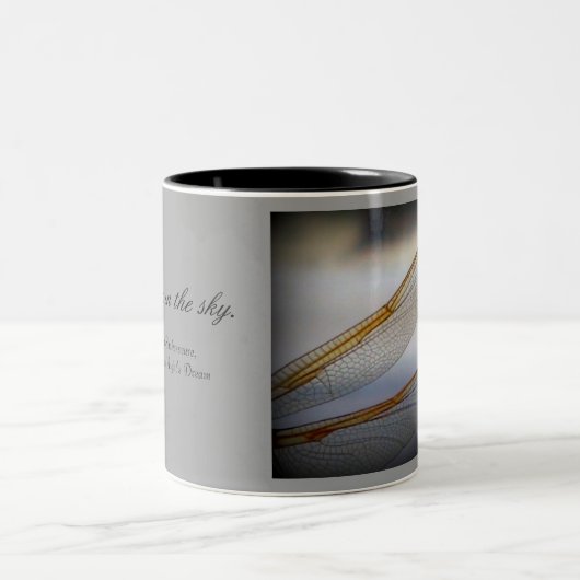 Dragonfly Wings - Shakespeare Quote Tasse (Mittel)
