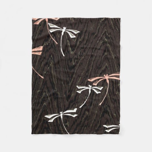 Dragonfly Woodgrain Fleecedecke (Vorderseite)