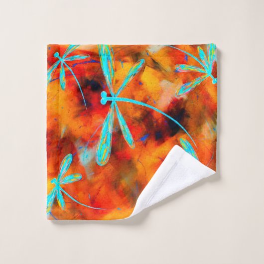 Dragonfly Wüste Flit Badetuch Set (Waschlappen)