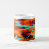 Dragonfly-Wüste Flit Kaffeetasse (Mittel)