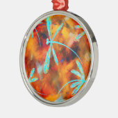 Dragonfly-Wüste Flit Ornament Aus Metall (Links)