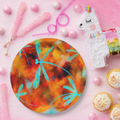 Dragonfly-Wüste Flit Pappteller (Party)