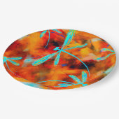 Dragonfly-Wüste Flit Pappteller (Schrägansicht)